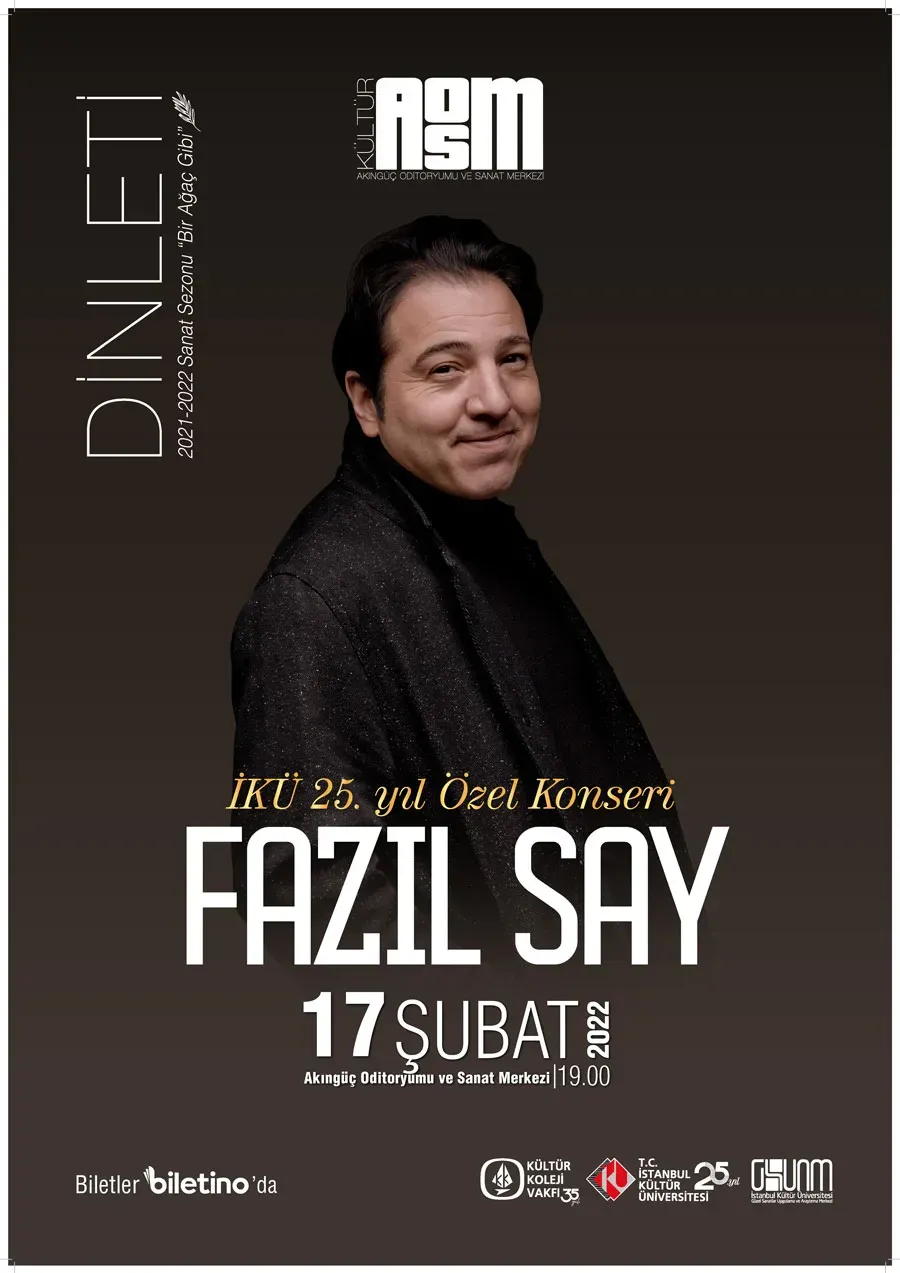 Fazıl Say Konseri ile Sanatının 50. Yılı Kutlandı
