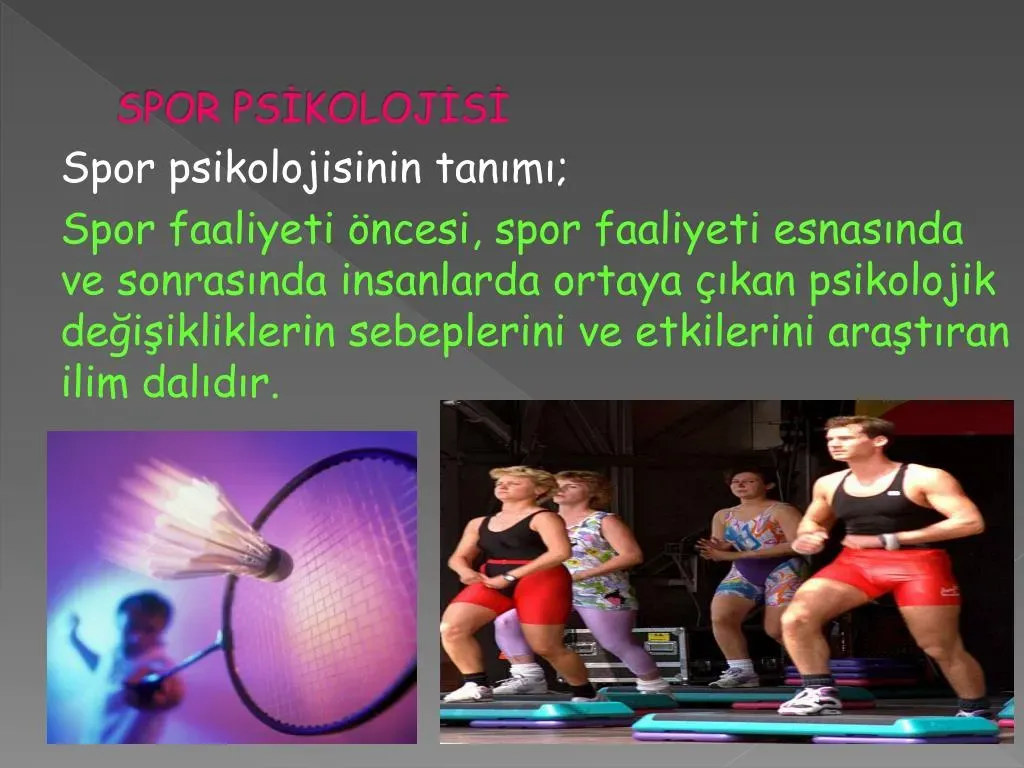 Spor Psikolojisi: Motivasyon ve Rekabetçi Ruh Geliştirme