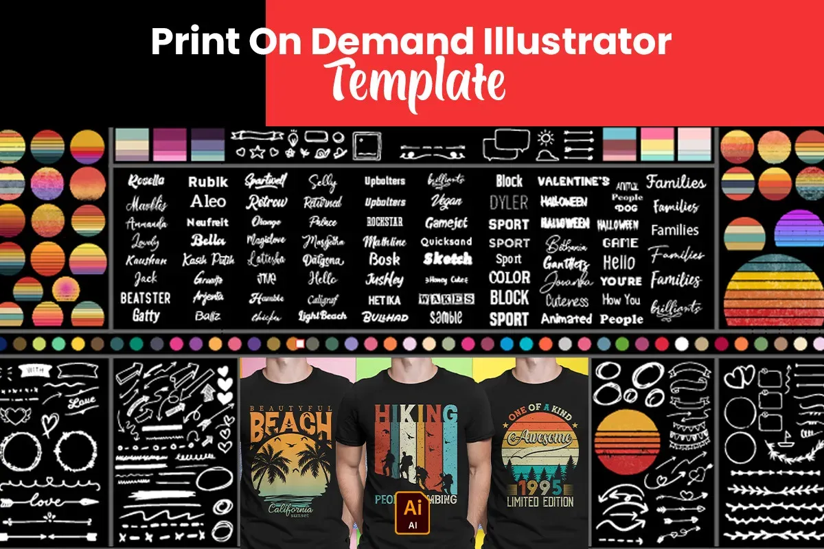 Print on Demand graphics: Create Eye-Catching POD Artwork