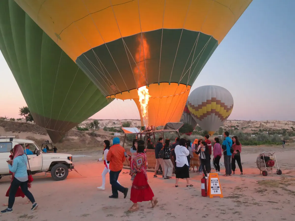 Sıcak Hava Balonu ile Türkiye'de Turist Rekoru