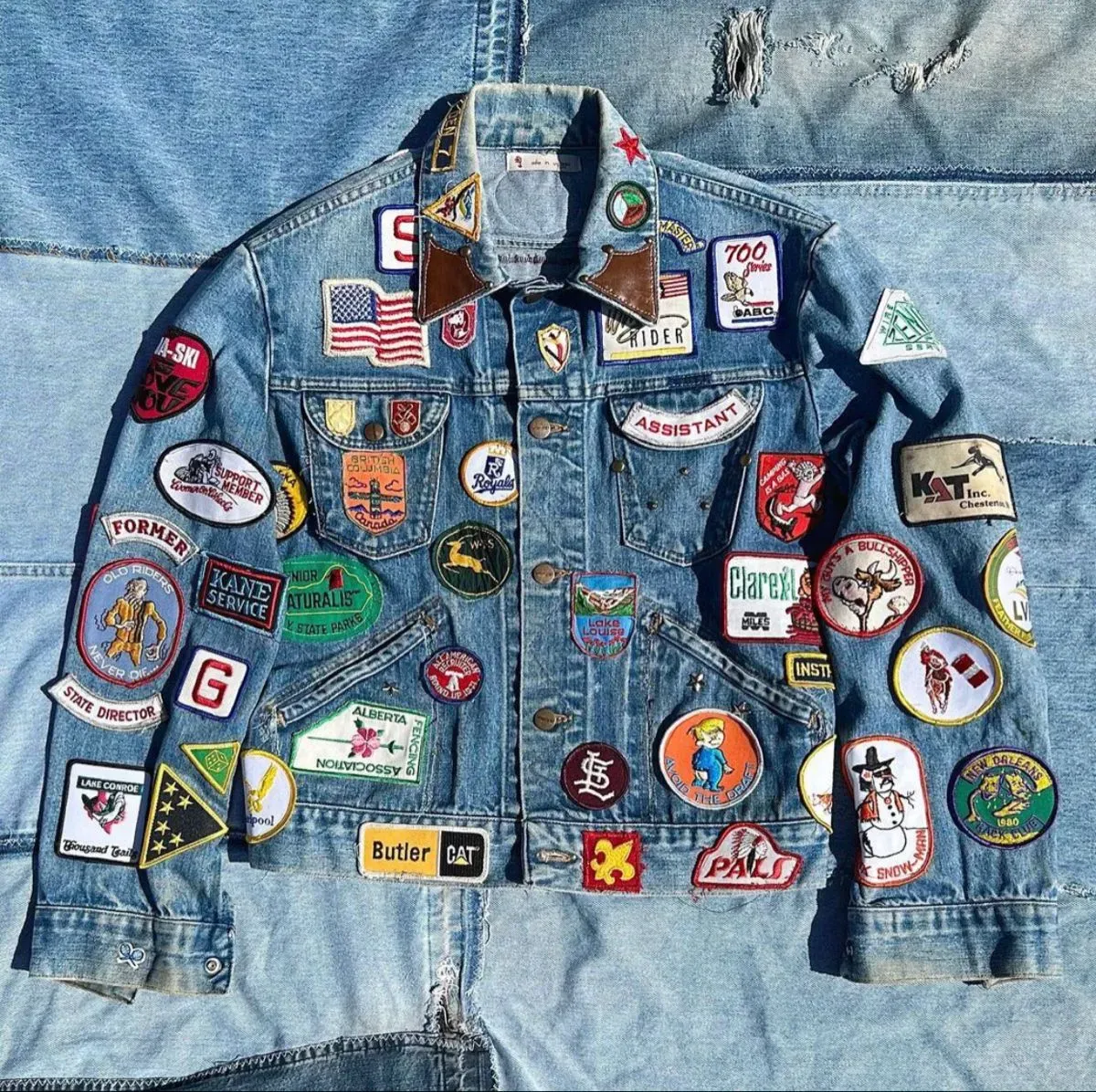 Embroidered patches on denim jackets: DIY style guide
