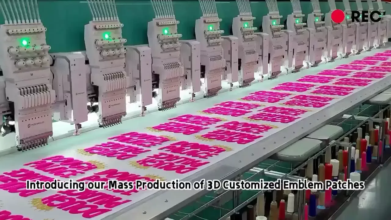 Bulk production of embroidered patches: Cost, quality