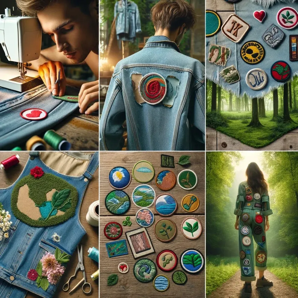 Sustainable fashion with patches: Repair, reuse, rewear