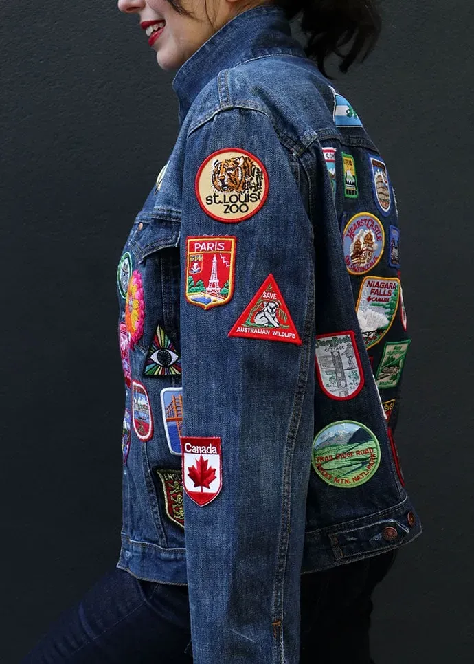 Update jeans and jackets with patches: 20 stylish ideas