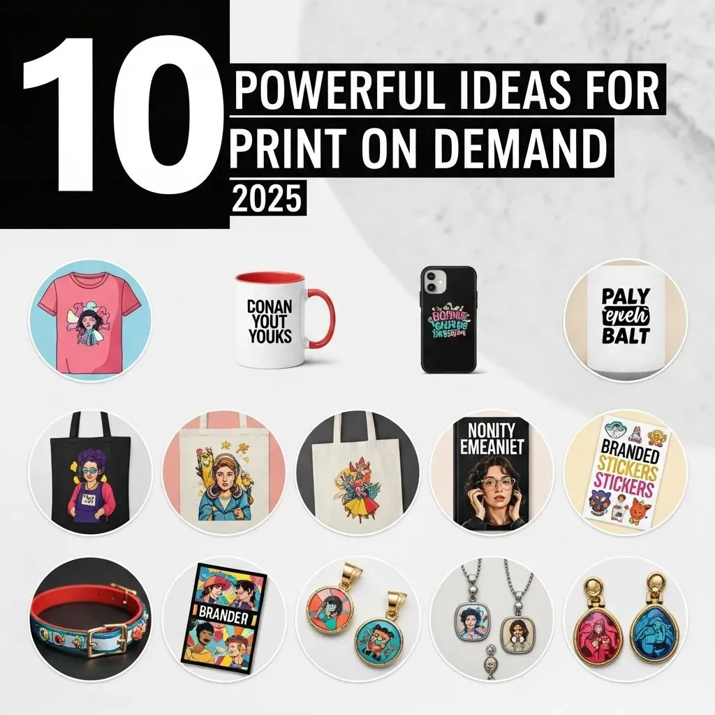 Print on demand ideas: T-shirts, mugs, hoodies, and more