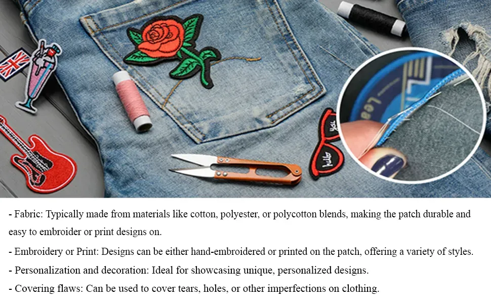 Best patches for sewing: how to pick the right ones