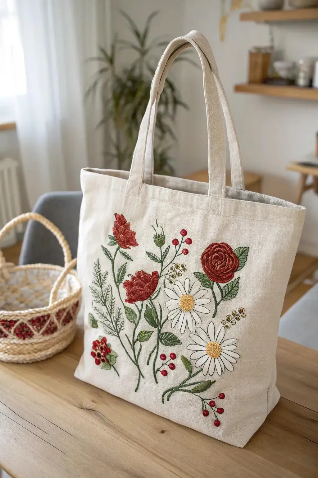 Embroidered designs for tote bags: Fresh ideas and patterns