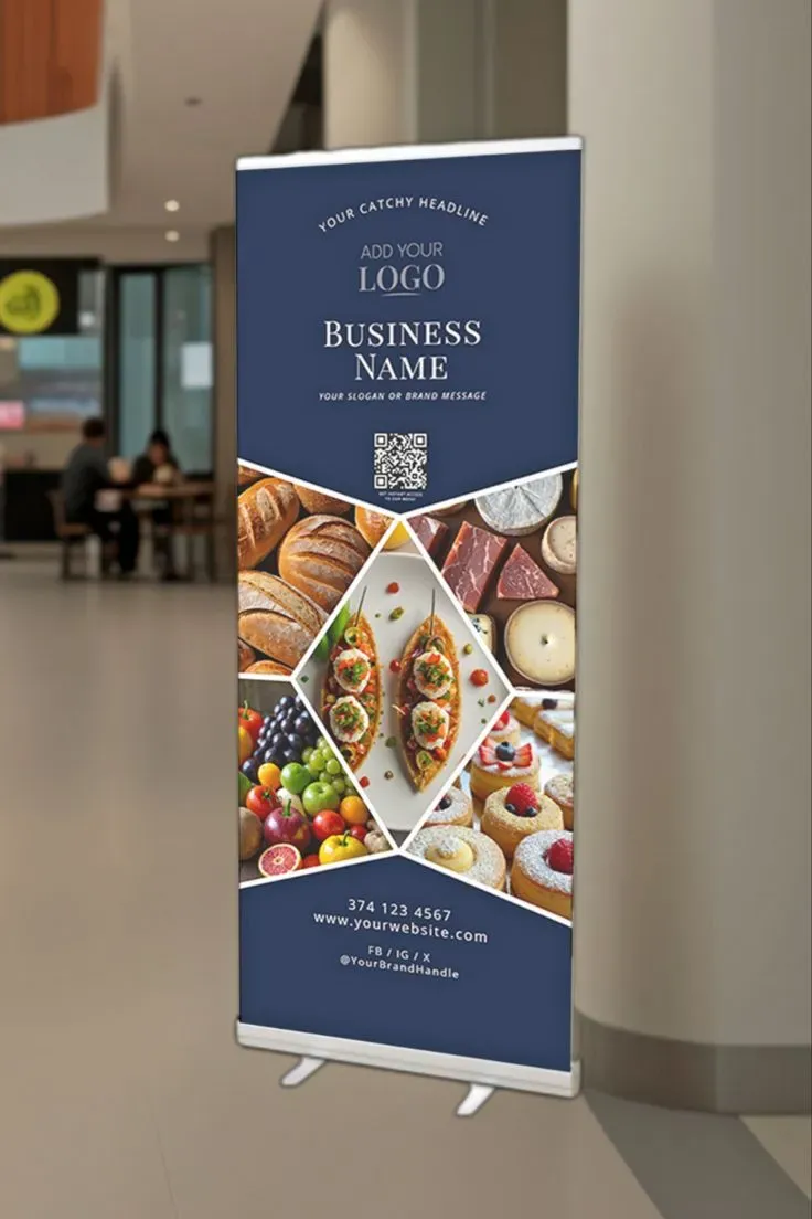 Custom roll-up banners for small businesses: ROI & practices