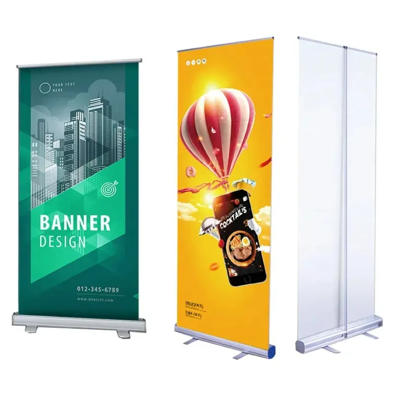 custom roll up banners on a budget that deliver impact