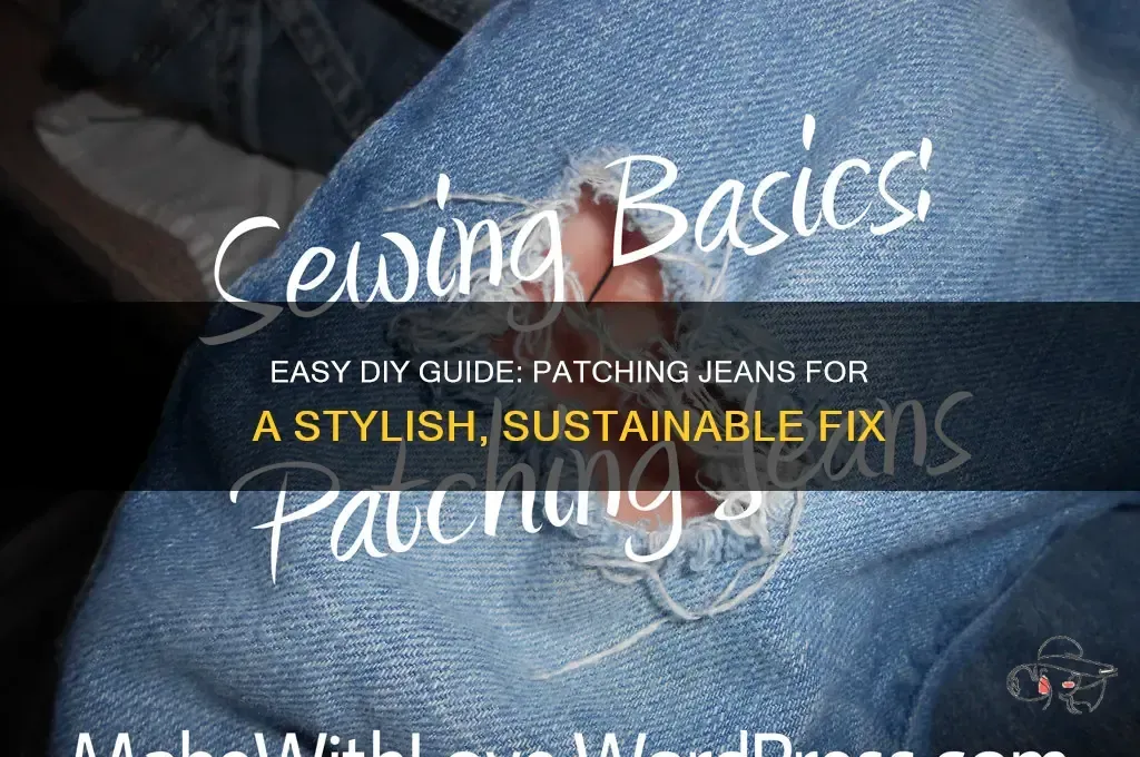 Sustainable patching: Upcycling clothes with patches