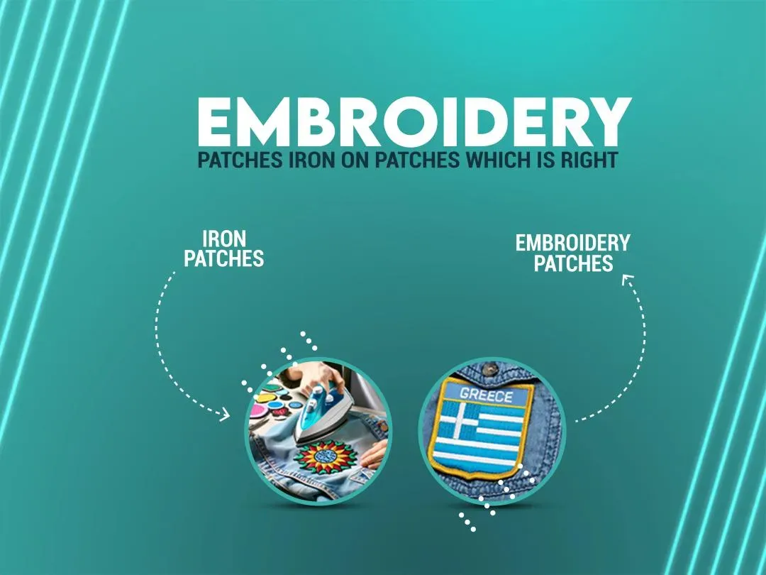 Embroidered Patches vs Iron-On Patches: A Quick Guide