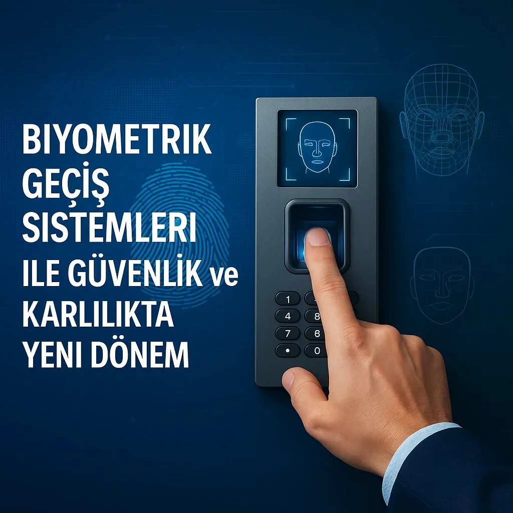 Biyometrik geçiş kontrol sistemleri: Güvenlik ve verimlilik