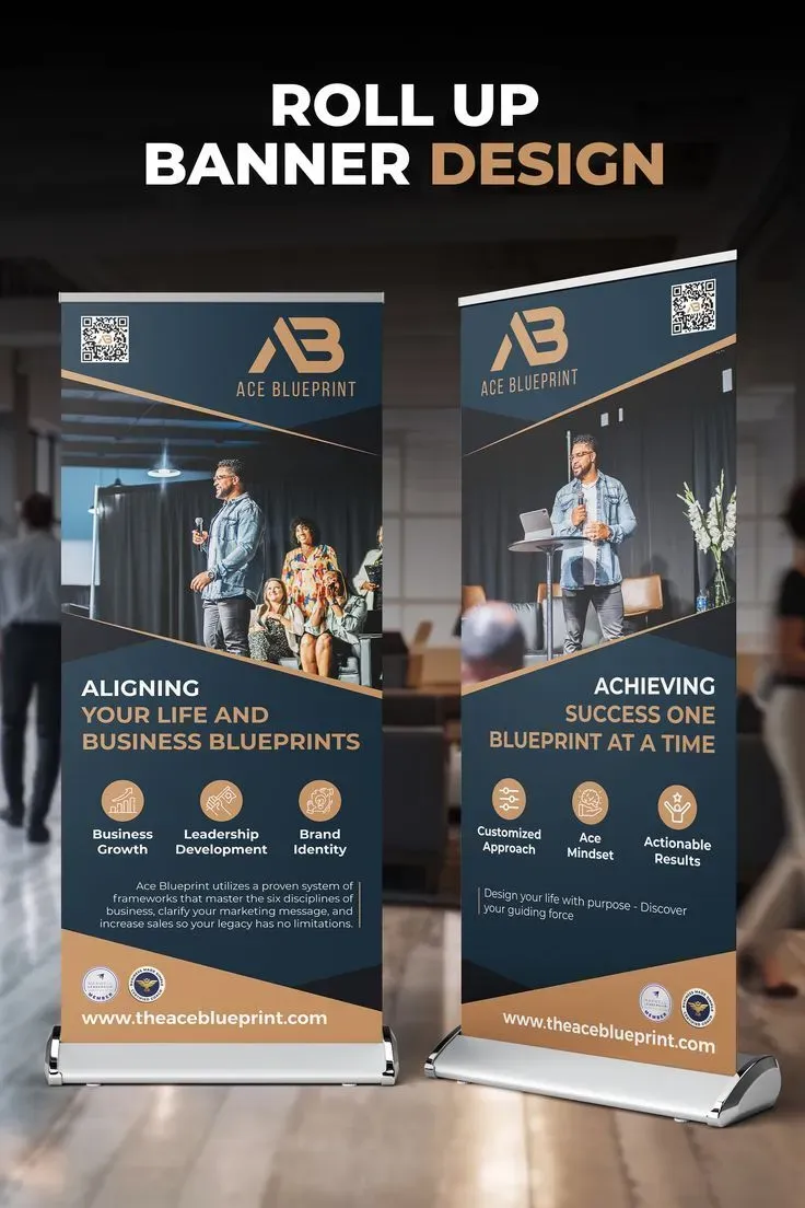 Custom Roll Up Banners for a Cohesive Brand: Design Impact