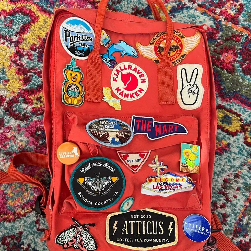 Custom patches for backpacks and jackets: placement ideas