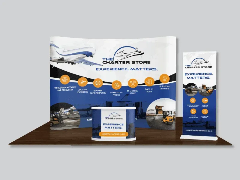 Custom banners for trade shows that drive engagement and ROI