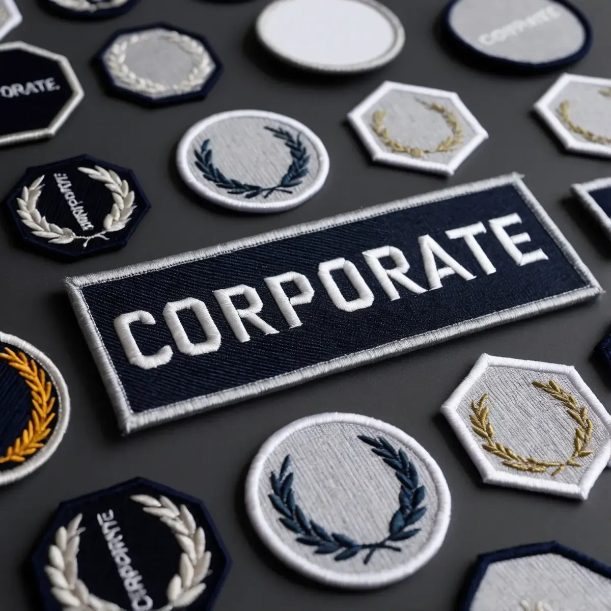 Custom patches for corporate identity: Boost event branding