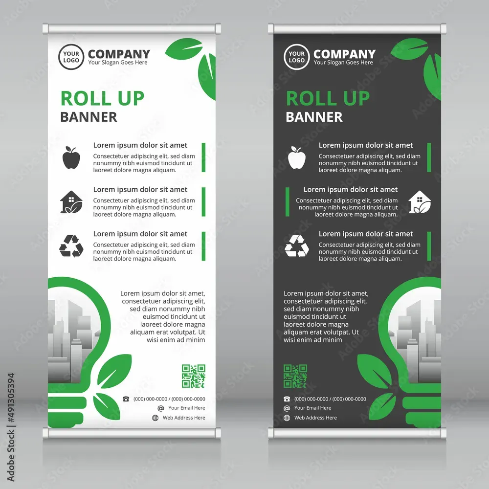 Eco-friendly custom roll-up: Materials for sustainability