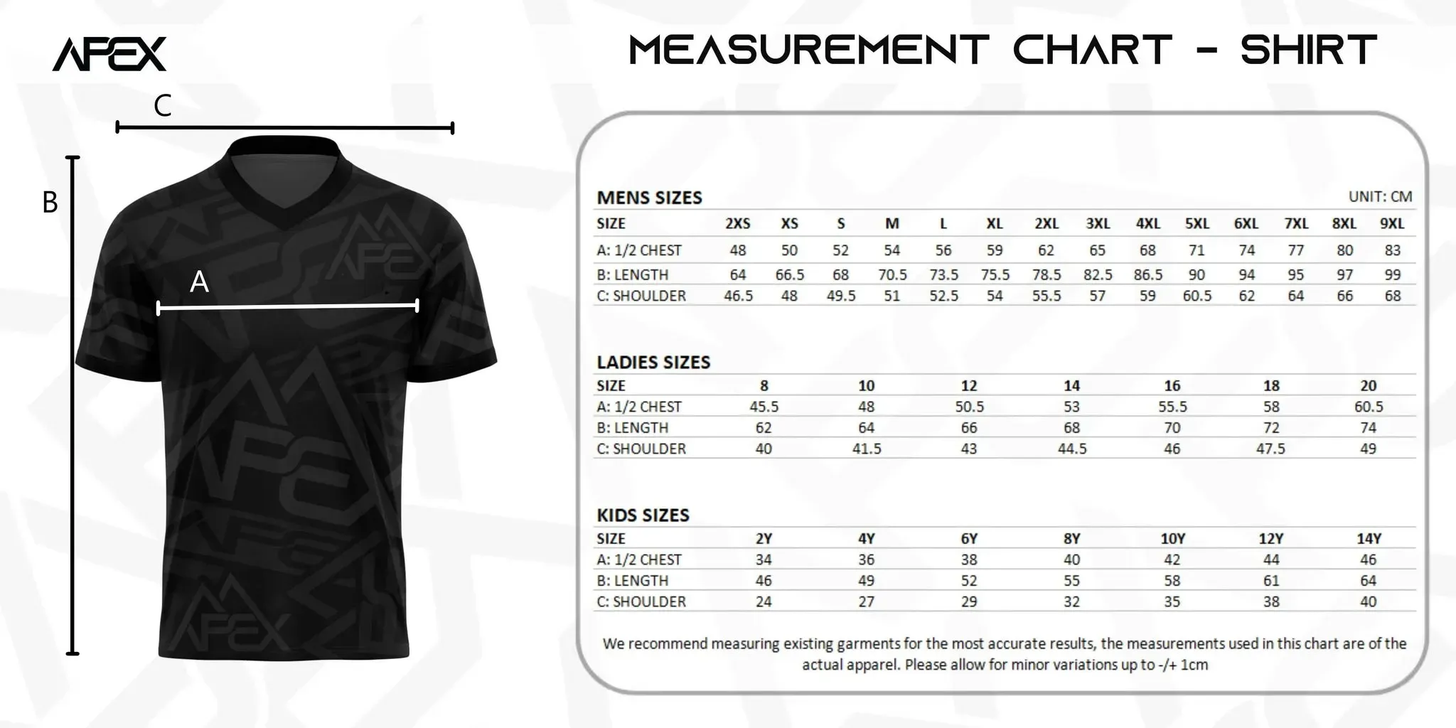 Custom shirts sizing and fit: measure correctly at home
