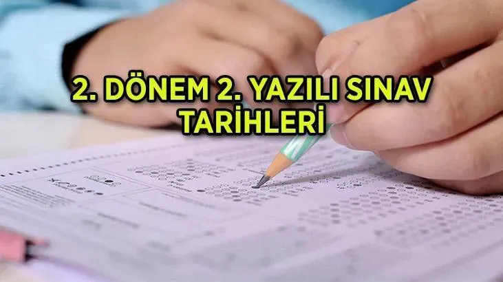 2. Dönem 2. Ortak Sınavlar Ne Zaman, MEB Takvimi