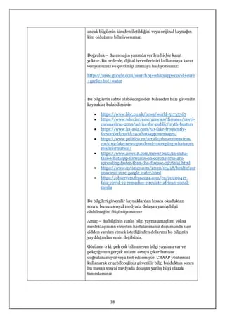Haberde doğruluk ve güvenilir kaynaklar için ipuçları