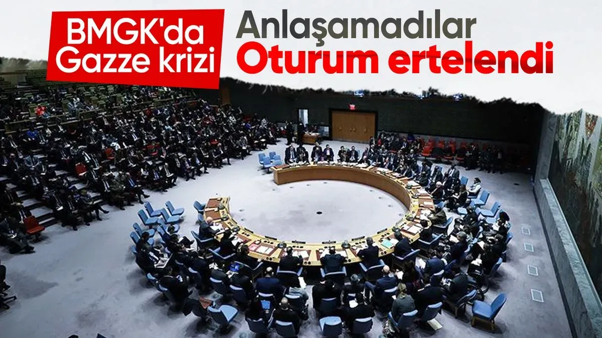 BMGK Gazze Acil Oturumunu Erteledi!