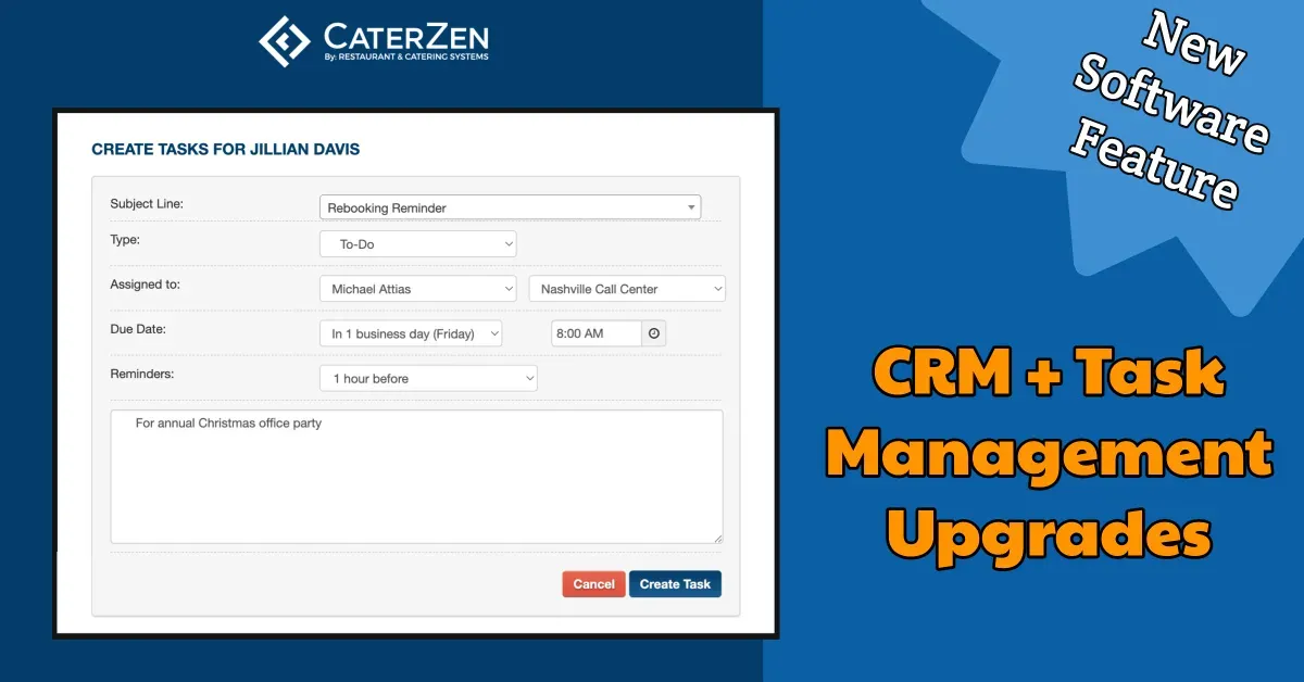 CRM Özellikleriyle Catering Yazılımı: İş Akışında Devrim