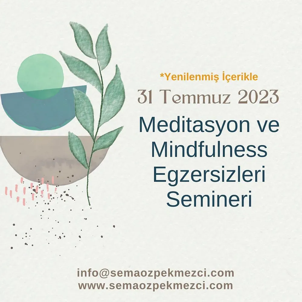 Yaşam Ruh Sağlığı İçin Mindfulness ve Meditasyon Egzersizleri